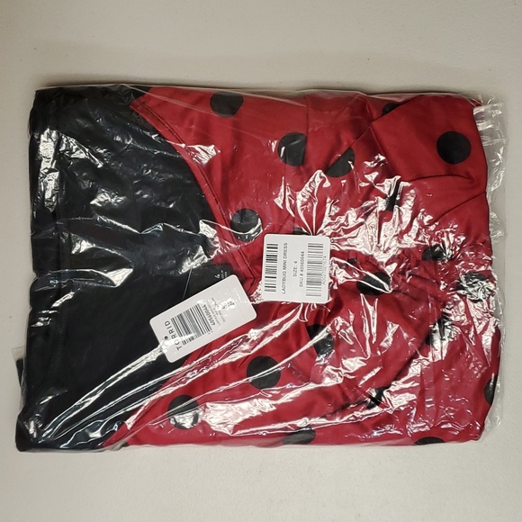 ❤️NWT VINTAGE TORRID LADYBUG COSTUME COSPLAY MINI DRESS POCKETS MESH & TULLE - Picture 8 of 12
